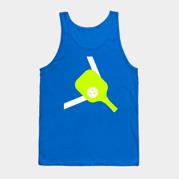 Pickleball Tank Top by RowdyTees